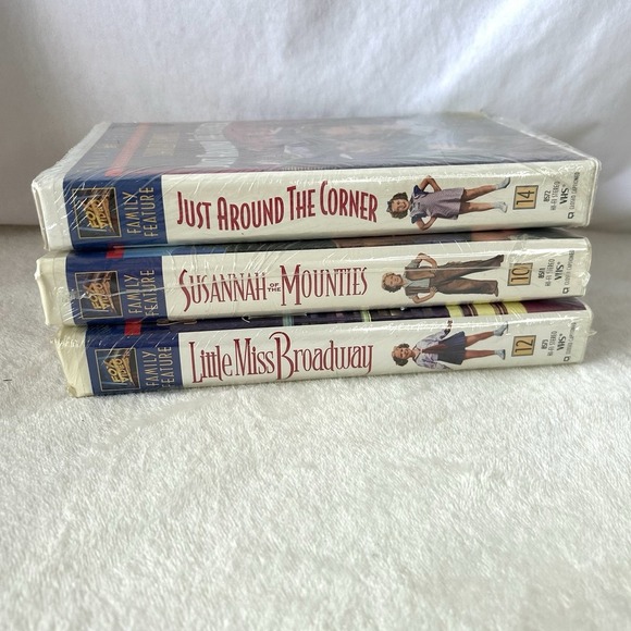 Shirley Temple VHS Lot Brand New In Package Video Tapes Multiple Titles - Picture 2 of 3